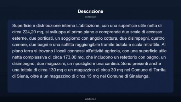 Immobile in asta di 224 m² con più di 5 locali in vendita a Torrita di Siena - Foto 6