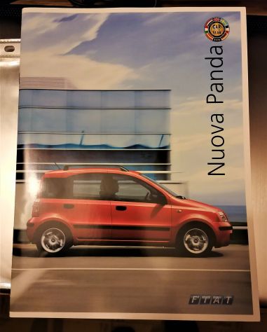 3 brochure Fiat Panda 2005 originali 2ª serie depliant cataloghi. Ottimo stato - Foto 3