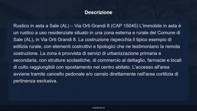 Immobile in asta di 164 m² con più di 5 locali e box auto in vendita a Sale - Foto 13