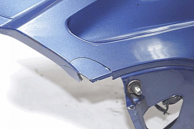 CUPOLINO CARENA FARO ANTERIORE BMW R 1100 RT 259 1994 - 2001 46637651834 COWLING DA RIPARARE E RIVERNICIARE - Foto 5