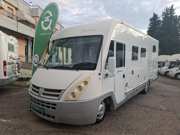 MOTORHOME BAVARIA DUCATO SEMIDINETTE LETTI GEMELLI BASCULANTE GARAGE CLIMATIZZATORE FOTOVOLTAICO CAMPEGGIO CAMPER USATI GENERALI 1797 - Foto 2
