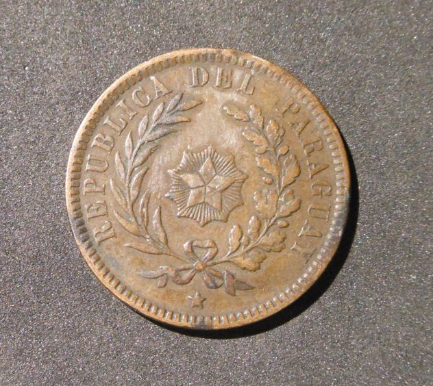 Paraguay 2 centesimos, 1870. - Foto 4