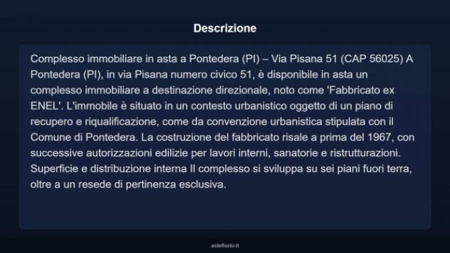 Immobile in asta di 2000 m² in vendita a Pontedera - Foto 7
