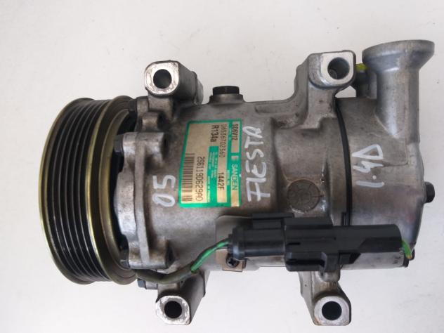 COMPRESSORE A/C FORD Fiesta 4° Serie 2S6119D629AD diesel 1.4 (0205)