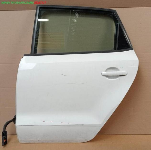 PORTA POST.S. BIANCA C/ALZ. E SERR. (1 Sgn Striscio) 999-U65387 Carrozzeria  Lamierati esterni  Porte  Porta ant. sx. VOLKSWAGEN - CROSS POLO - 01-07-