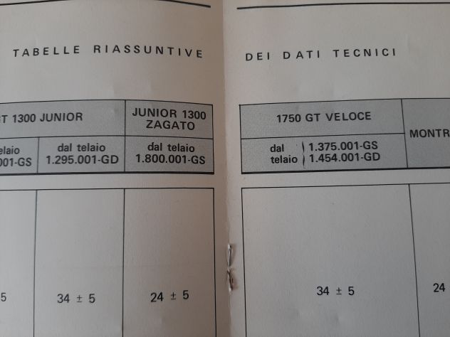 ALFA ROMEO MONTREAL/GIULIA/1750/2000 E DERIVATE ISTRUZIONI PER LE RIPARAZIONI - Foto 7