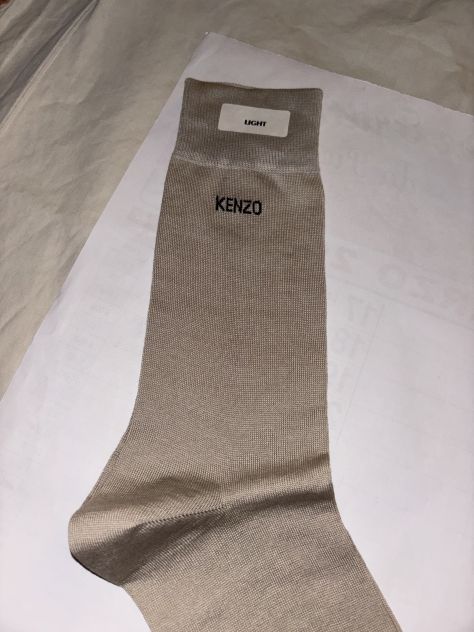 CALZE NUOVE DA UOMO FIRMATE ORIGINALI”KENZO”MADE IN ITALY N’42-44 IN COTONE - Foto 4