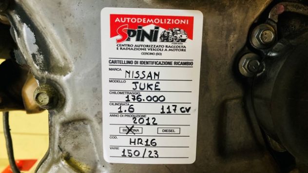 Motore Nissan Juke 1.6 benzina del 2012 (Sigla: HR16) - Foto 5