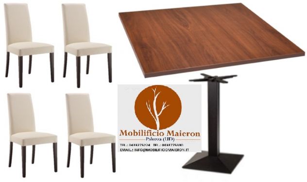 Set Sedie Tavoli Biella Stile Moderno Per Bar Ristorante Pizzerie Pub