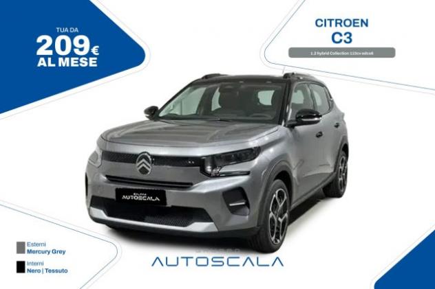 CITROEN C3 1.2 hybrid Collection 110cv edcs6 rif. 24084237