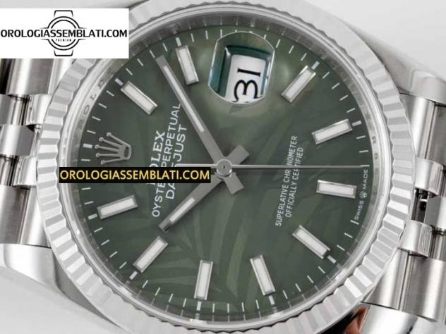 REPLICA Rolex DATEJUST 36 SS 116234 1:1 BEST EDITION ACCIAIO 904L QUADRANTE FOGLIA VERDE SUL BRACCIALE JUBILEE 3235 - Foto 2
