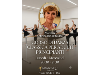 Corso di Danza Classica per Adulti PRINCIPIANTI