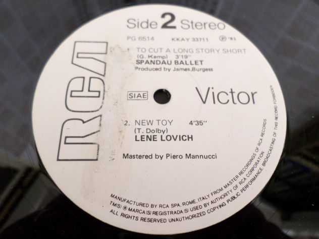 DISCO PROMOZIONALE RCA - Spandau Ballet, Blondie, The Whispers - LP / 33 giri - Foto 2