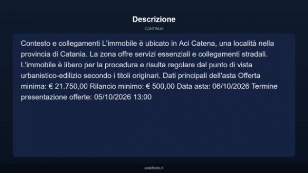 Immobile in asta di 37 m² in vendita a Aci Catena - Foto 4