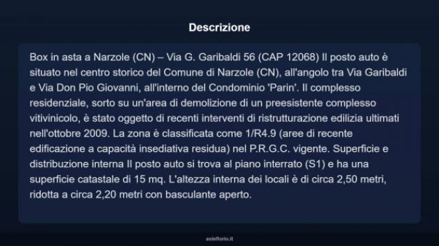 Immobile in asta di 15 m² in vendita a Narzole - Foto 9