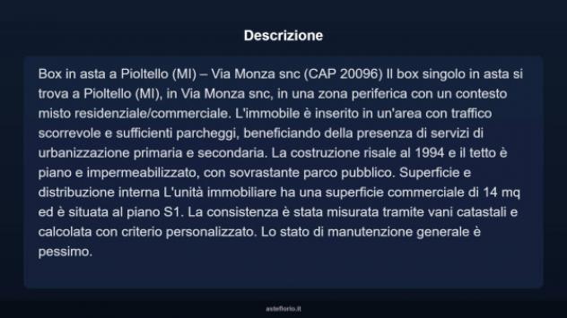 Immobile in asta di 14 m² in vendita a Pioltello - Foto 3