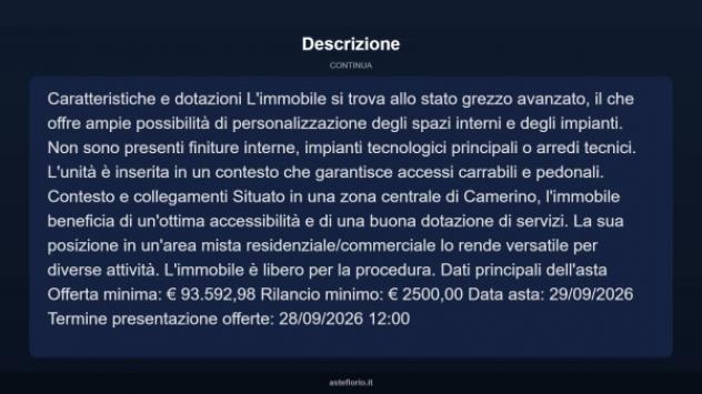 Immobile in asta di 540 m² in vendita a Camerino - Foto 9