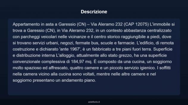 Immobile in asta di 184 m² con più di 5 locali in vendita a Garessio - Foto 4