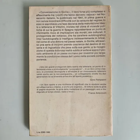 Conversazione in Sicilia - Elio Vittorini - Einaudi - 1978 - TRACCIATA! - Foto 4