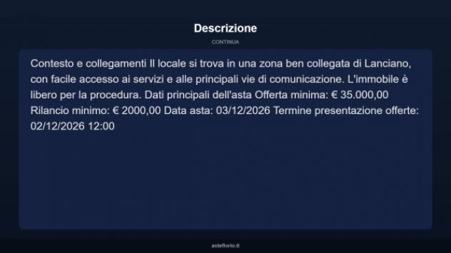 Immobile in asta di 94 m² in vendita a Lanciano - Foto 6