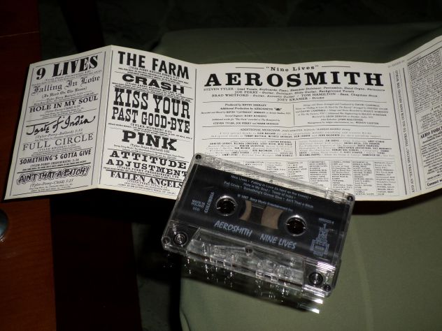 AEROSMITH - Nine Lives - Cassette,Tape,MC,K7 1997 Columbia - Foto 3