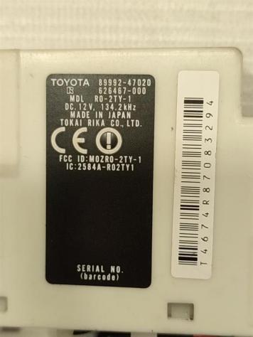 CENTRALINA CHIUSURA CENTRALIZZATA TOYOTA Prius 3° Serie 89992-47020 2ZRFXE gas 1798 (0916) - Foto 2