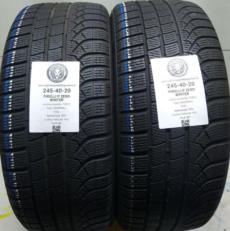 2 GOMME 245 40 20 PIRELLI A72812