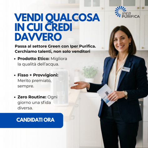 Consulenti di vendita nel settore acqua