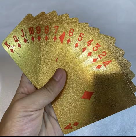 MAZZI CARTE POKER FONDO ORO 24 K - Foto 2