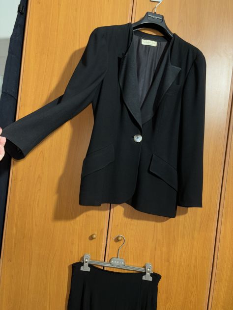 TAILLEUR GIACCA E GONNA VINTAGE ANNI 70’/80’,FIRMATO”CHRISTIAN DIOR”ORIGINALE,TA - Foto 3