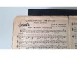 spartito musicale vintage per canto mandolino l'onorevole bricolle anni 900