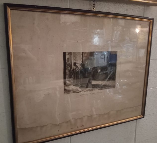 STAMPA CON CORNICE DI ANTIQUARIATO - Foto 4