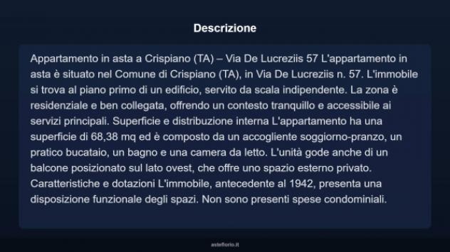 Immobile in asta di 68 m² in vendita a Crispiano - Foto 7
