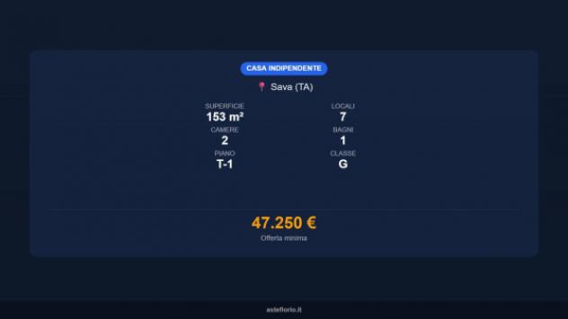 Immobile in asta di 153 m² in vendita a Sava - Foto 16