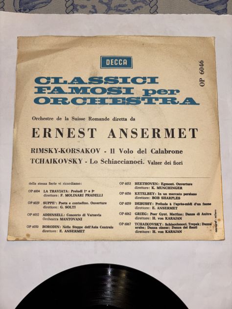 VINILE COME NUOVO,INTROVABILE:RIMSKY KORSAKOV”IL VOLO DEL CALABRONE”,TCHAIKO - Foto 10