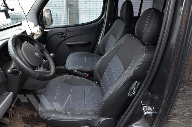 Fodere coprisedili su misura per Fiat Doblo 1 (2000-2015) - Foto 3