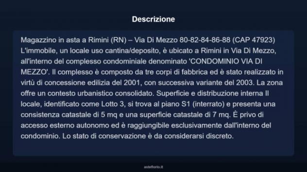 Immobile in asta di 7 m² in vendita a Rimini - Foto 7