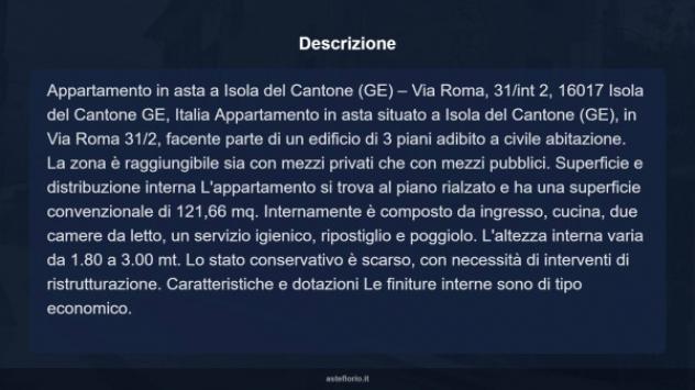 Immobile in asta di 121 m² in vendita a Isola del Cantone - Foto 18