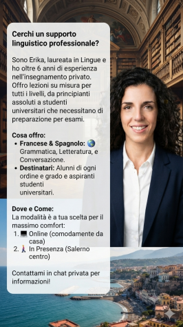 Lezioni private con Erika