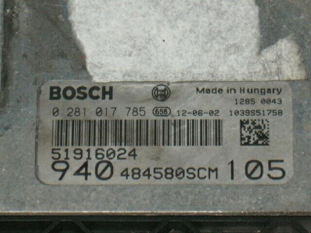 0281017785 ECU alfa romeo giulietta 1.6 jtdm 0281017785 51916024 51902994 - Foto 2