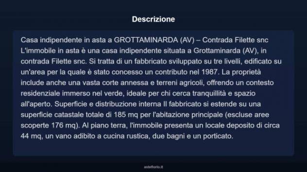 Immobile in asta di 185 m² con più di 5 locali in vendita a Grottaminarda - Foto 3