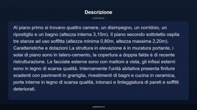 Immobile in asta di 419 m² con più di 5 locali in vendita a Monte Urano - Foto 15