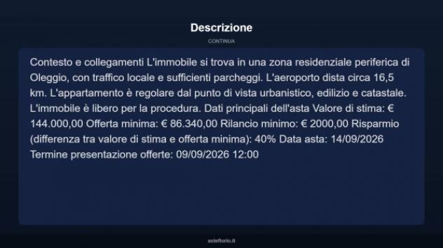 Immobile in asta di 89 m², box auto doppio in vendita a Oleggio - Foto 13