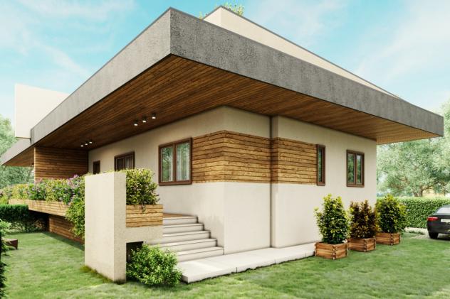 CINQUALE, vendesi in esclusiva di vendita 2 villette indipendenti e affiancate di nuova costruzione (bioedilizia) con giardino, terrazza e solarium: s - Foto 6