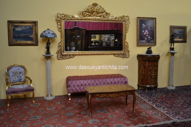 Tavolino da salotto stile Luigi XV intarsiato - Foto 2