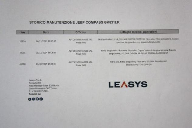 JEEP Compass 1.3 Turbo T4 190 CV PHEV AT6 4xe Limited rif. 23722585 - Foto 9