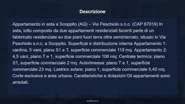 Immobile in asta di 241 m², box auto in vendita a Scoppito - Foto 15