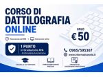 Corso di addestramento professionale di dattilografia interamente online