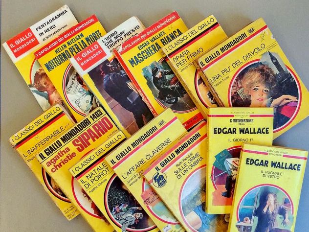 LIBRI GIALLI stampati dal 1936 al 2016: 27 di Mondadori + 19 volumi di altri ed. - Foto 3