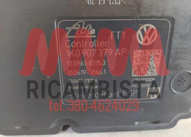 1K0 907 379 AP Volkswagen Golf centralina gruppo pompa ABS - Foto 2
